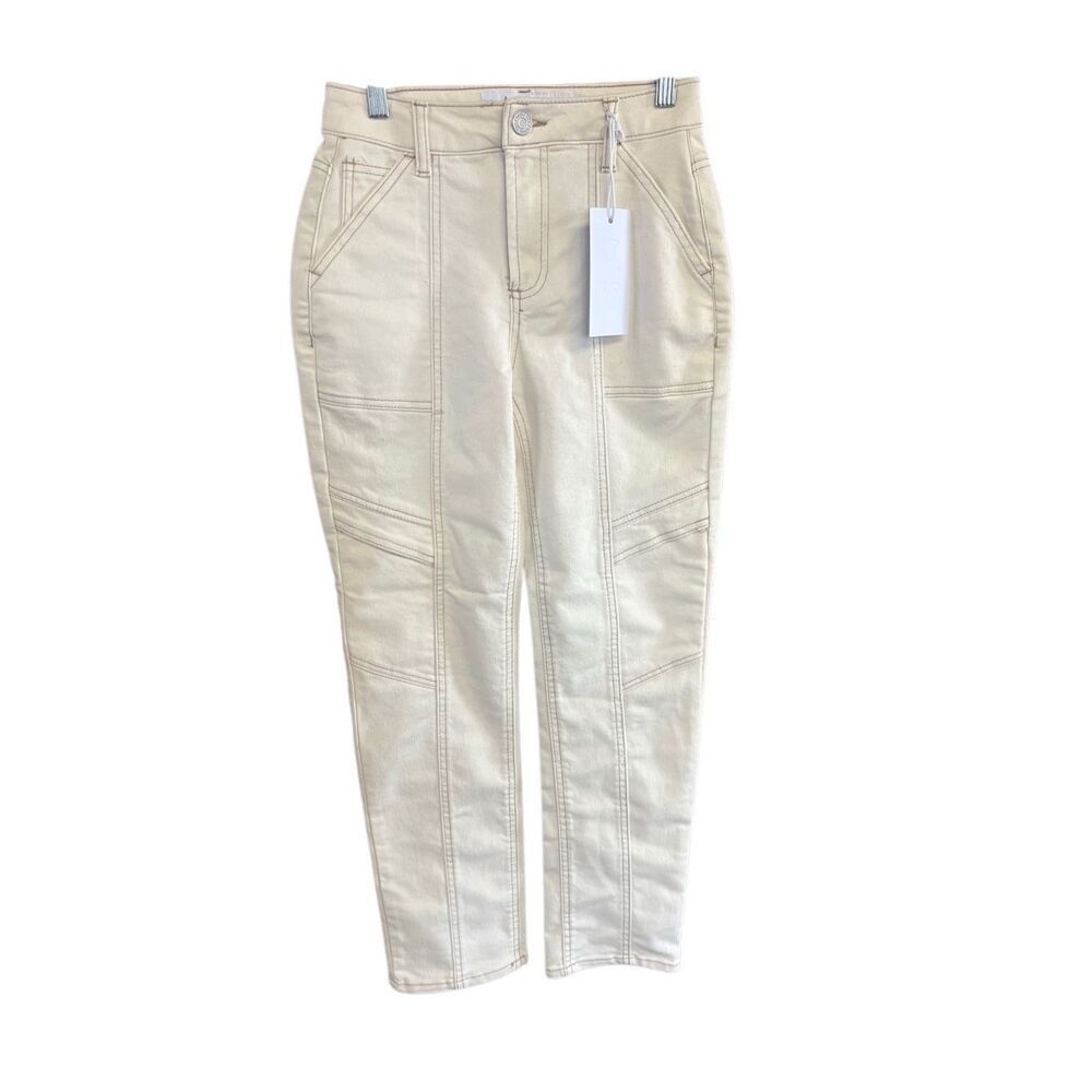 Indigo Rain Cream Side Pocket Jeans Sz 0 NWT